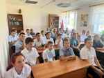Урок памяти о трагедии в Беслае провели работники Нижнепоповского ДК. 3.09.2022г