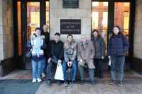 Малый зал Центрального Дома литераторов, презентация изданий МОО СПР. После мероприятия. Алла, Максим, Владимир и Павел Лях, Эдуард Хандюков, Андрей Дебабов, Антонина Лях. 19.10.2025 Малый зал Центрального Дома литераторов, презентация изданий МОО СПР. После мероприятия. Алла, Максим, Владимир и Павел Лях, Эдуард Хандюков, Андрей Дебабов, Антонина Лях. 19.10.2025