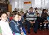 Среди зрителей директор школы Лях В.П. и учитель истории В.Н. Мурзина