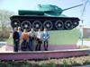 У памятника танкистам генерала Баданова