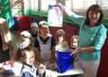 Праздник День учителя в Нижнепоповской школе. Конкурс для учителей и учеников.