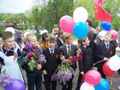 Участники митинга в честь Дня Победы в х. Нижнепопов. 9.05.2015г