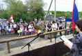 Митинг в честь Дня Победы у Мемориала в хуторе Нижнепопов, 8 мая 2016г