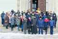 Делегация  из Белокалитвинского района на фоне  Новочеркасского собора. 22.12.2018