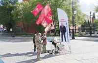 Пикет НОДа на Манежной площади в Москве, и он совсем не единичный. 27.04.2025г