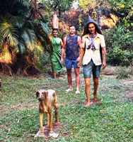 Музей под открытым небом. Инсталляция "Типичная индийская деренвня". Карвар, Индия, декабрь 2025г