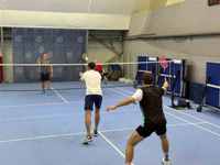 Матч по бадминтону в команде, декабрь 2025г