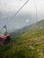 Красная поляна, Сочи. Спуск на фуникулёре. Сентябрь 2025г